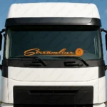 Scania Αυτοκόλλητο Παρμπρίζ Φορτηγού 90257-1 - Πορτοκαλί
