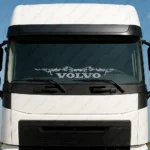 Volvo Αυτοκόλλητο Παρμπρίζ Φορτηγού 90445-1 - Ασημί