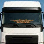Volvo Αυτοκόλλητο Παρμπρίζ Φορτηγού 90445-1 - Πορτοκαλί