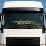 Volvo Αυτοκόλλητο Παρμπρίζ Φορτηγού 90445-1 - Χρυσό