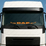 Daf Αυτοκόλλητο Παρμπρίζ Φορτηγού 90583-1 - Πορτοκαλί