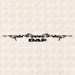 Daf Αυτοκόλλητο Παρμπρίζ Φορτηγού 90601-1 - Λεπτομέρειες Σχεδίου