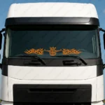 Daf Αυτοκόλλητο Παρμπρίζ Φορτηγού 90602-1 - Πορτοκαλί