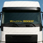 Renault Αυτοκόλλητο Παρμπρίζ Φορτηγού 90803-1 - Κίτρινο