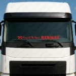 Renault Αυτοκόλλητο Παρμπρίζ Φορτηγού 90803-1 - Κόκκινο